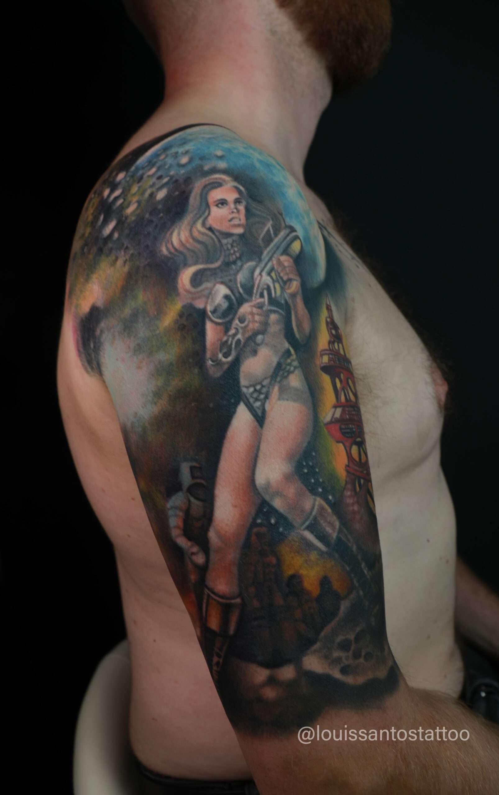 Barbarella Queen of the Gaxy Tattoo