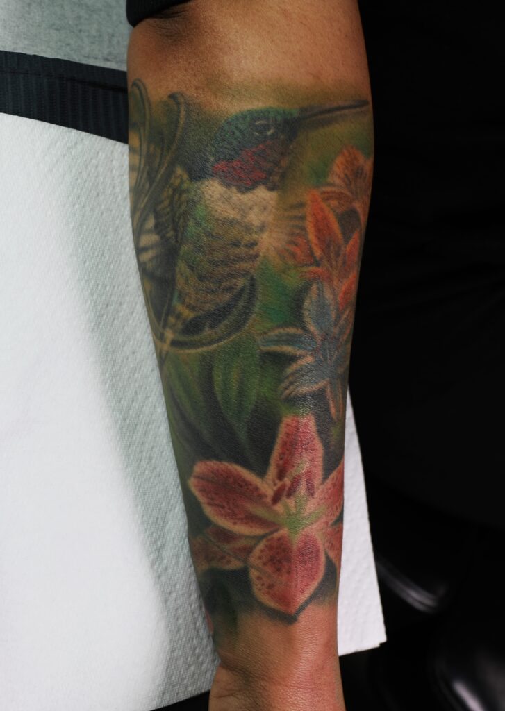 Humming Bird Tattoo Manchester